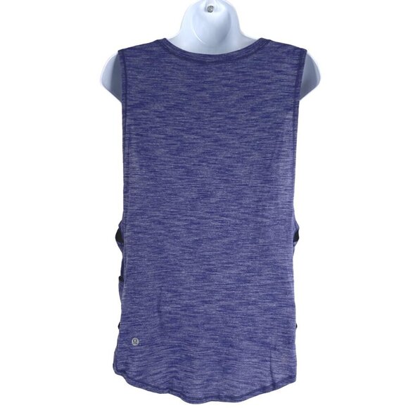 Lululemon Var-City Muscle Tank Top Size 4 Heathered Hero Blue Workout TP-2753 - Picture 6 of 7